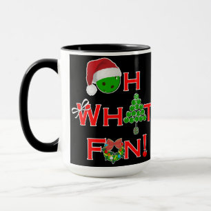 Oh, was Spaß Weihnachts-Pickleball Tasse