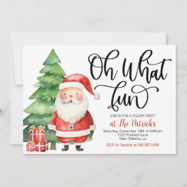Oh, was Spaß Weihnachtsfeier Einladung