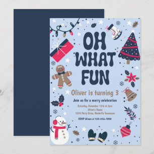 Oh, was Spaß Weihnachtsfeier Einladung