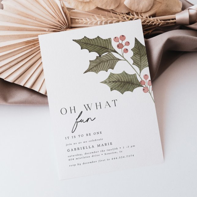 Oh, was Spaß Winter Kindergeburtstag Einladung (Von Creator hochgeladen)