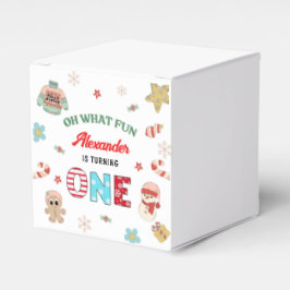 Oh, was Spaß Winter Weihnachten 1. Geburtstag Geschenkschachtel