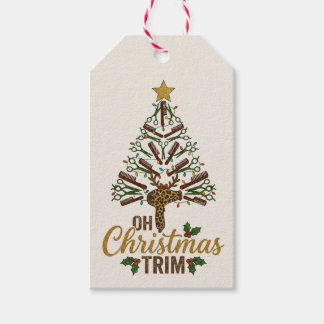 Oh Weihnachten Trimm Friseur Salon Weihnachtsbaum Geschenkanhänger