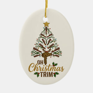 Oh Weihnachten Trimm Friseursalon Weihnachtsbaum Keramik Ornament