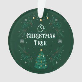 Oh Weihnachtsbaum-Acryl-Verzierung Ornament
