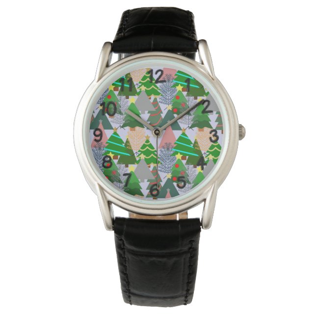 Oh Weihnachtsbaum! Armbanduhr (Vorderseite)