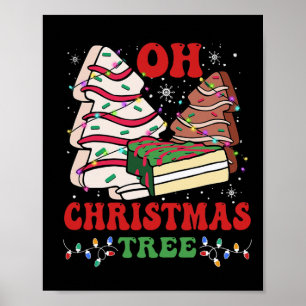 Oh Weihnachtsbaum Cake Weihnachtsleuchten Sonnensc Poster