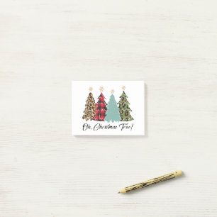 Oh, Weihnachtsbaum! Frohe Weihnachten Post-it Klebezettel