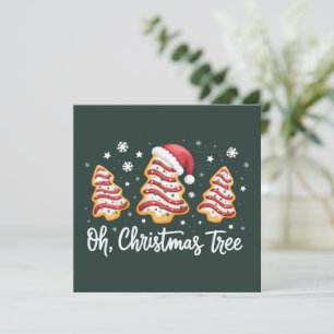 Oh, Weihnachtsbaum frohe Weihnachts-Debbie Cookie Feiertagskarte