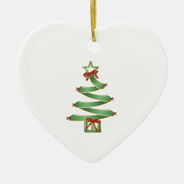 Oh Weihnachtsbaum Keramikornament (Vorne)