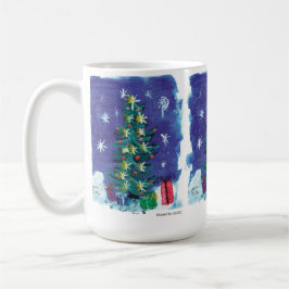 Oh Weihnachtsbaum - Kinderkunst für CHOC Kaffeetasse