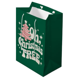 Oh Weihnachtsbaum Licht Frohe Weihnachten Xmas Mittlere Geschenktüte
