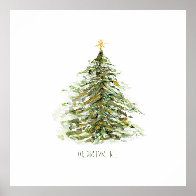 Oh, Weihnachtsbaum Poster (Vorne)