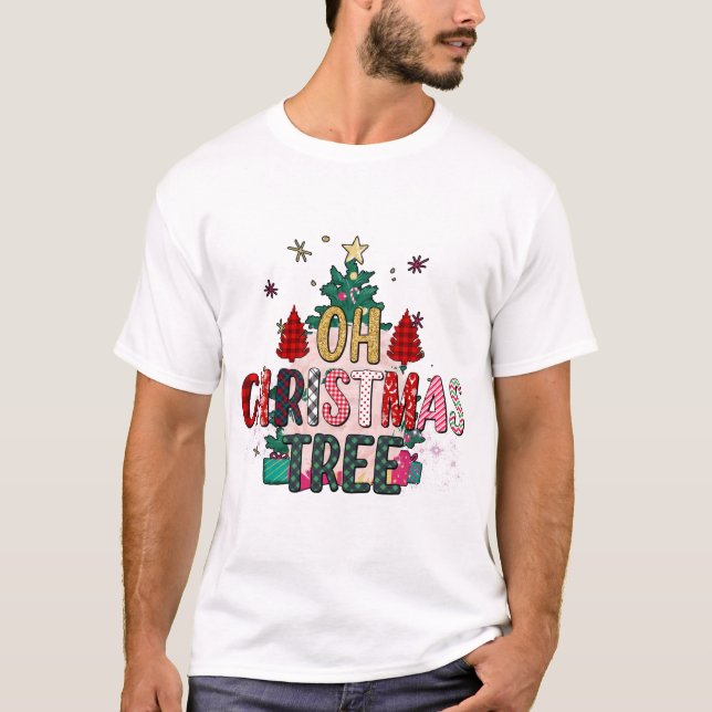 Oh Weihnachtsbaum T-Shirt (Vorderseite)
