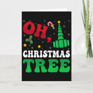 Oh Weihnachtsbaum Xmas Lichter Rt Atmungstherapie Karte