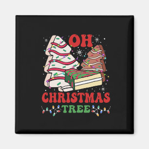 Oh Weihnachtsbaumkuchen Xmas Lichter Lustiger pass Magnet