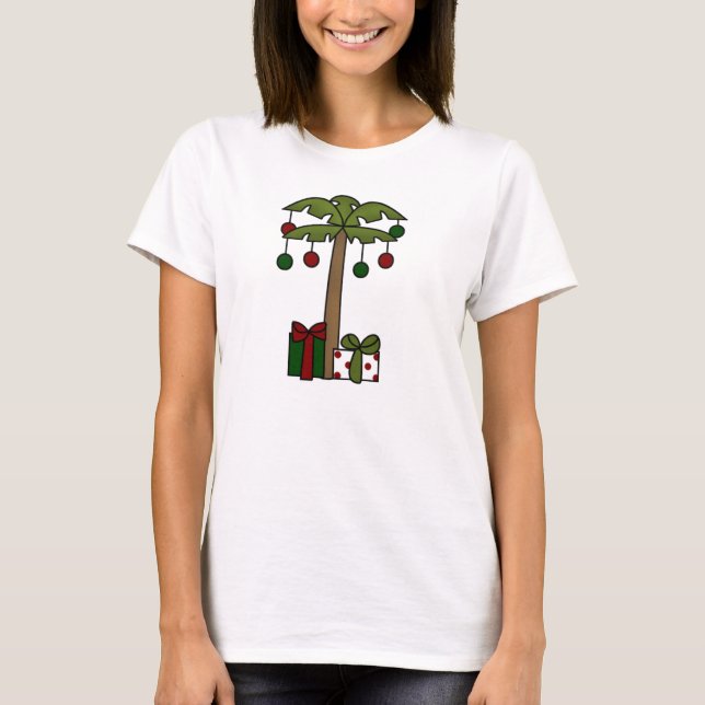 Oh Weihnachtspalme T-Shirt (Vorderseite)
