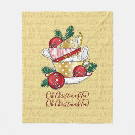 Oh Weihnachtstee! Fleecedecke