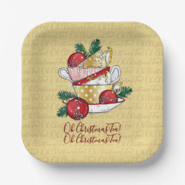 Oh Weihnachtstee! Pappteller
