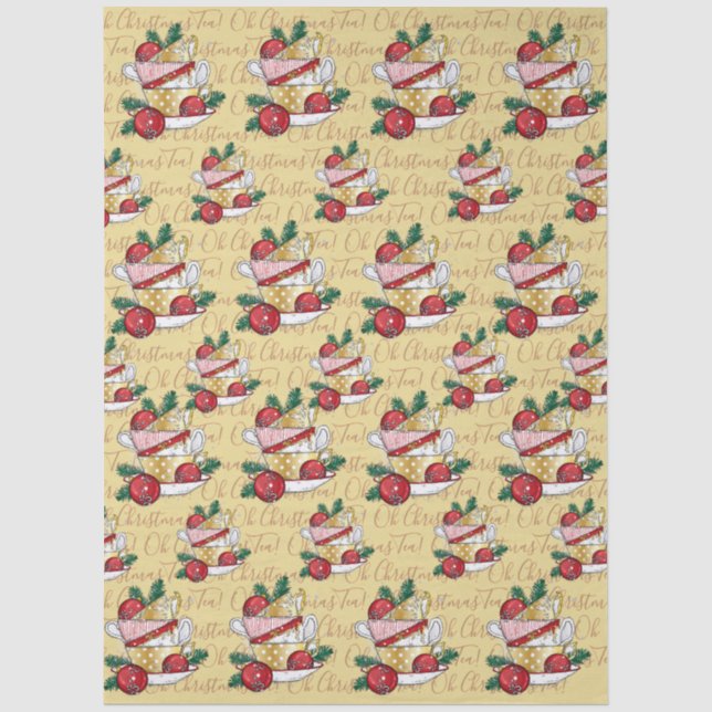 Oh Weihnachtstee! Seidenpapier (Vorderseite)