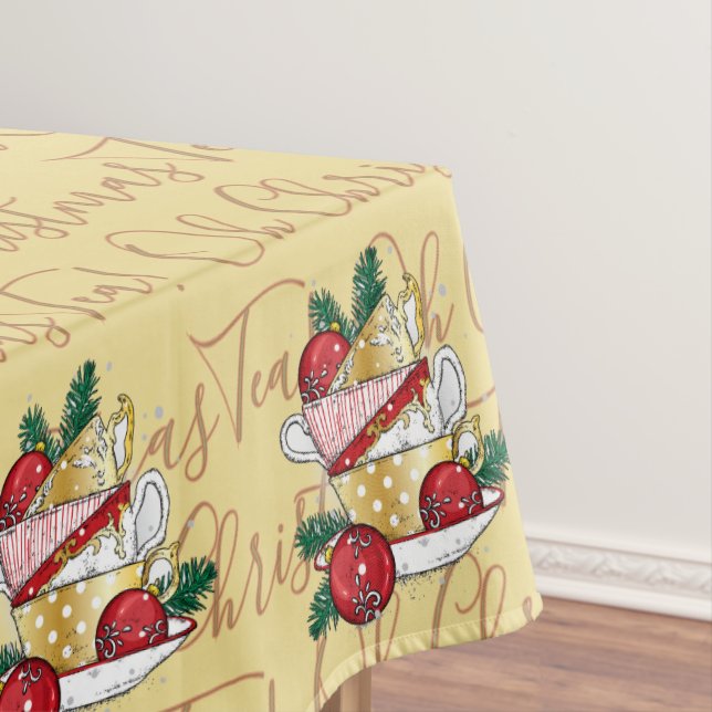 Oh Weihnachtstee! Tischdecke (Beispiel)