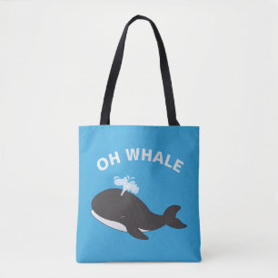 Oh Whale Funny Ocean Animal Fish Pub Tasche