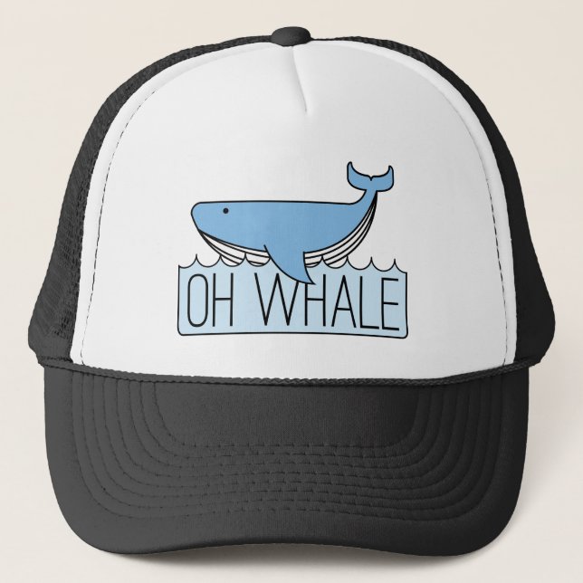 Oh Whale Truckerkappe (Vorderseite)