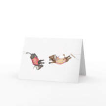 Oh what a circus! buffalo trapeze artists card
