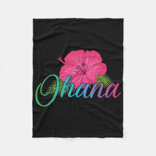 Ohana Aloha Hawaii von der Insel - fühlen Sie den  Fleecedecke