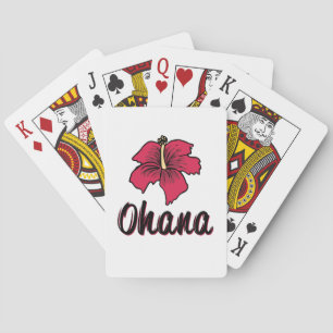 Ohana bedeutet Familienspielkarten Spielkarten