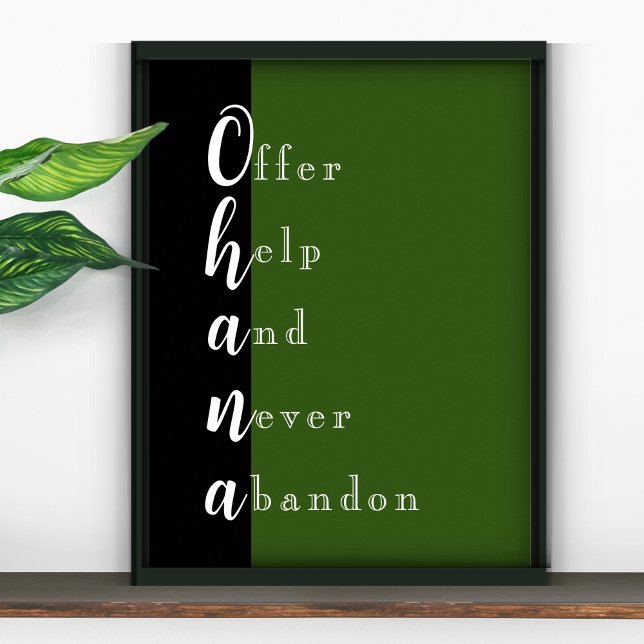 Ohana Family Sweet Sprichwort Poster (Von Creator hochgeladen)