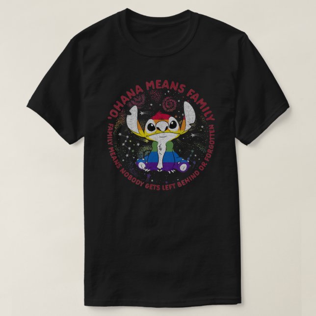 Ohana Means Family Pride Circle Classic T-Shirt.pn T-Shirt (Design vorne)