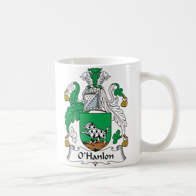 O'Hanlon-Familienwappen Kaffeetasse (Rechts)
