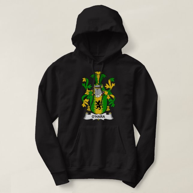 O'Hara Coat of Arms  Family Crest  Hoodie (Design vorne)