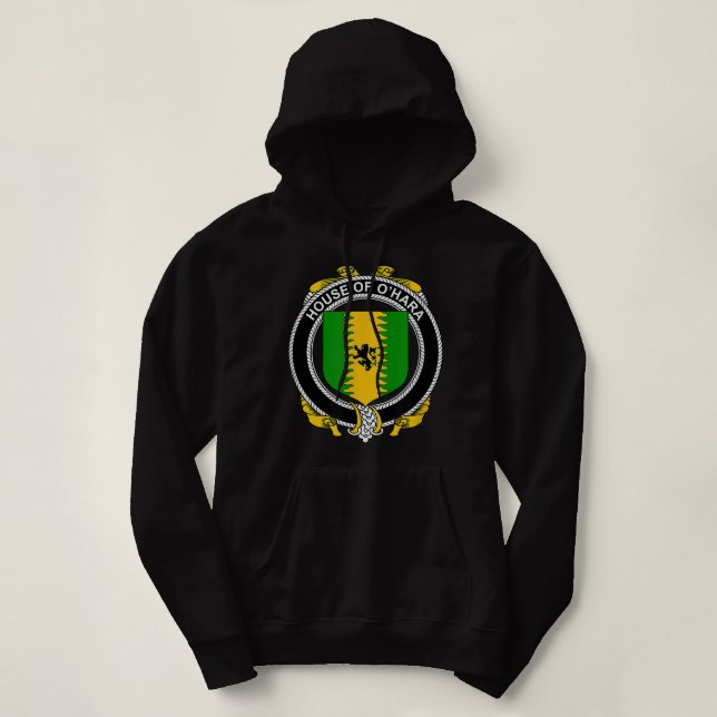 O'Hara Coat of Arms  Family Crest  Hoodie (Design vorne)