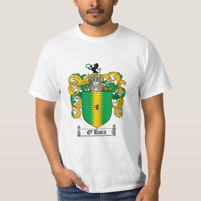 O'Hara-Familienwappen - O'Hara-Wappen T-Shirt (Vorderseite)