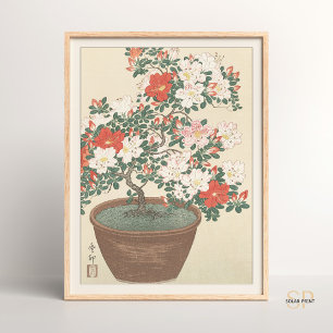 Ohara Koson Blühende Azalea Japanische Kunst Poster