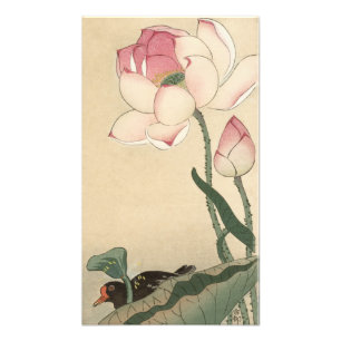 Ohara Koson, Lotusblume - Japanische Kunst  Fotodruck