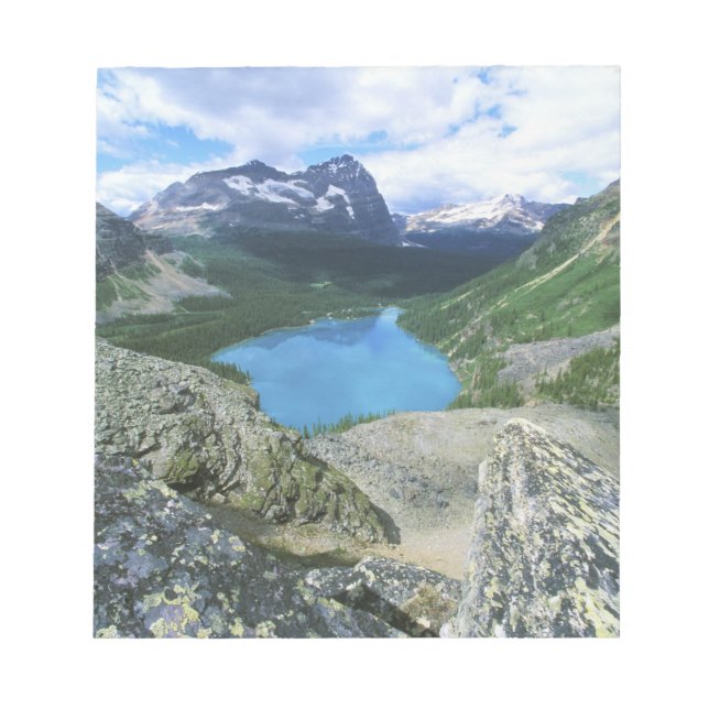 O'Hara-See, Yoho NP, BC, Kanada Notizblock (Vorderseite)