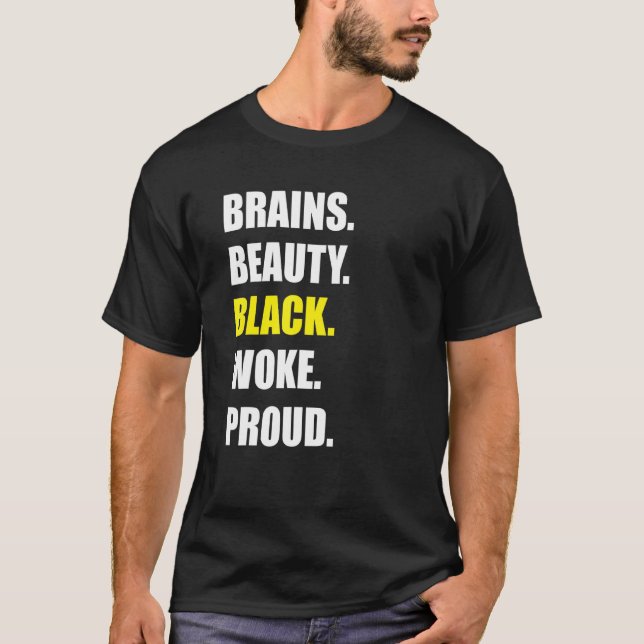 Oheneba Black History Melanin Black Girl Magic Afr T-Shirt (Vorderseite)