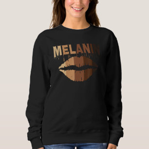 Oheneba Melanin für Frauen Schwarze Mädchen Afro K Sweatshirt