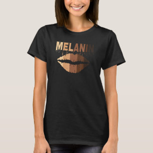Oheneba Melanin für Frauen Schwarze Mädchen Afro K T-Shirt
