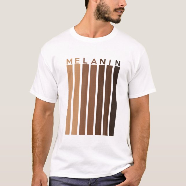 Oheneba: Melanin Shades Black Pride Geschenk T-Shirt (Vorderseite)