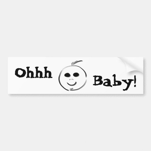 Ohh Baby! Autoaufkleber (Vorne)