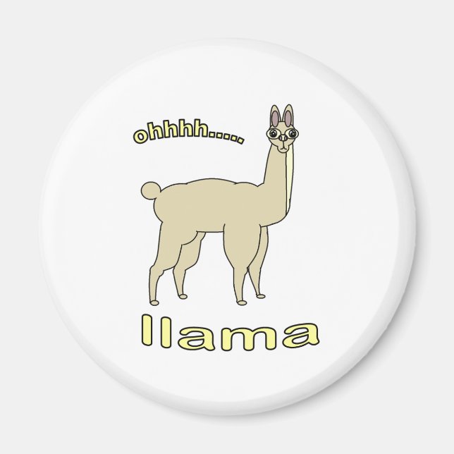 Ohh Llama Magnet (Vorne)
