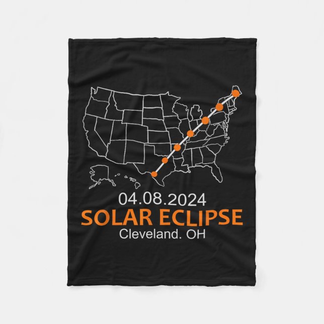 Ohio 2024 Gesamtsolarausstoß Fleecedecke (Vorderseite)