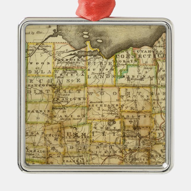 Ohio 4 silbernes ornament (Vorne)