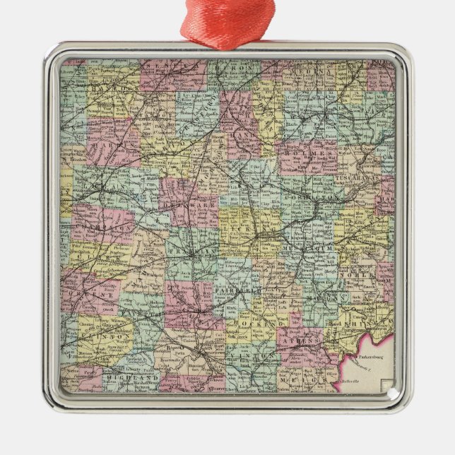 Ohio 6 ornament aus metall (Vorne)