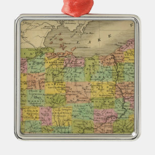 Ohio 7 ornament aus metall
