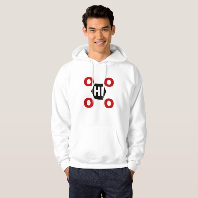 OHIO-BASISCHE KAPUZENPULLOVER HOODIE (Vorne ganz)
