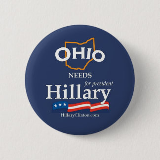 Ohio benötigt Hillary-Knopf Button